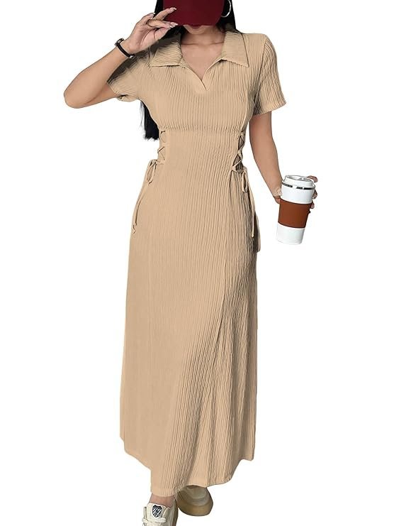 Polyester Midi Dress