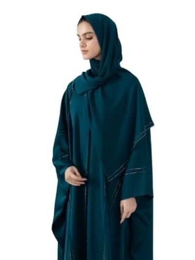 Loose Fit and Free Size Maternity Nursing Kaftan Abaya with Feeding Zip |Breast Feeding Dress With Good Material