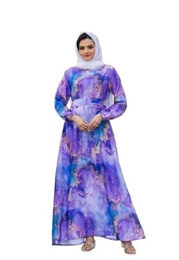 Abaya Nida Fabric Full Sleeve Dress For Women