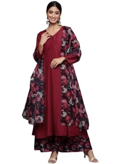 Women's Silk Blend Regular Kurta Set