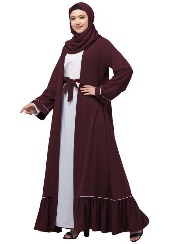 Burgundy Polyester Shrug