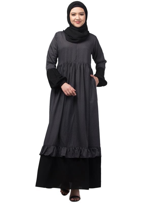 Nida Matte A-Line Maxi Abaya
