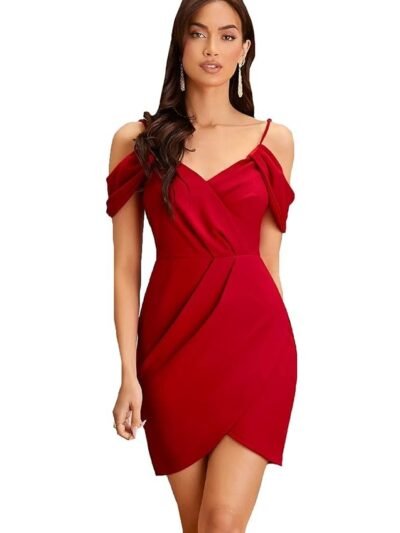 High Rise Elasticated Waistband Side Button Women Above Knee/Mini Bodycon Wrap Shorts