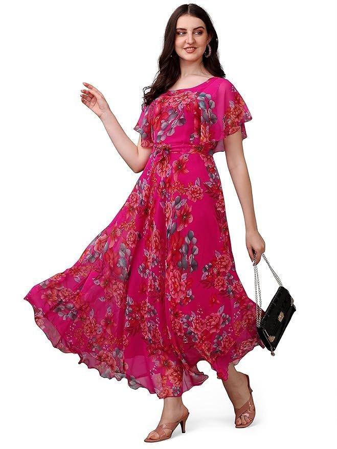 Girls Georgette Frock