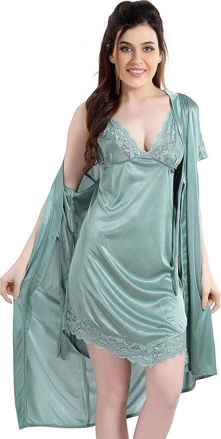 Pista Green Polyester Above-Knee Dress