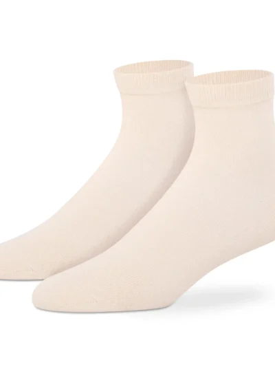 Combed Cotton Basic Ankle Socks – Women