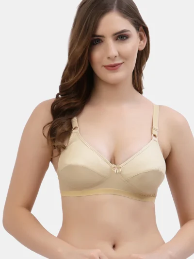 Skin Non-Wired Flora Cotton Full-Coverage Bra