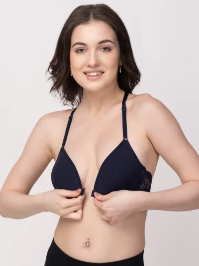 Non-Wired Lightly Padded Medium Coverage Women’s Front-Open Bra