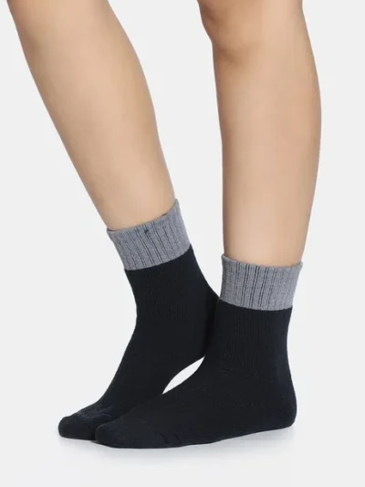 Black- Ankle Length Socks