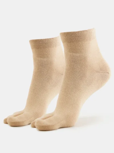 Compact Cotton Stretch Toe Sock