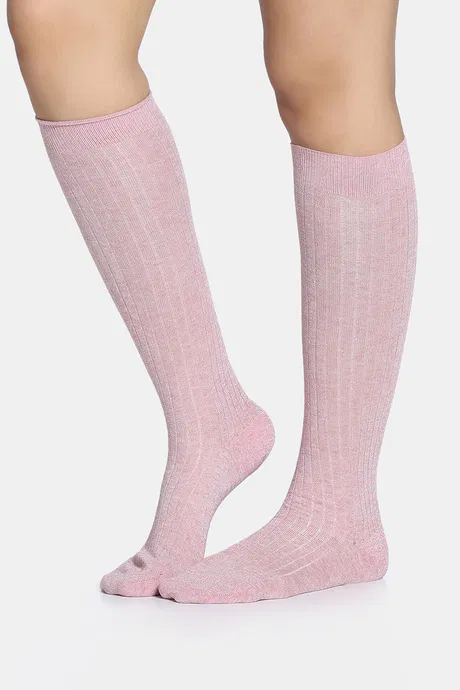 Cotton Elastane Full Length Socks - Image 2